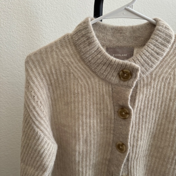 Everlane Alpaca Cardigan Size Small - Picture 4 of 5